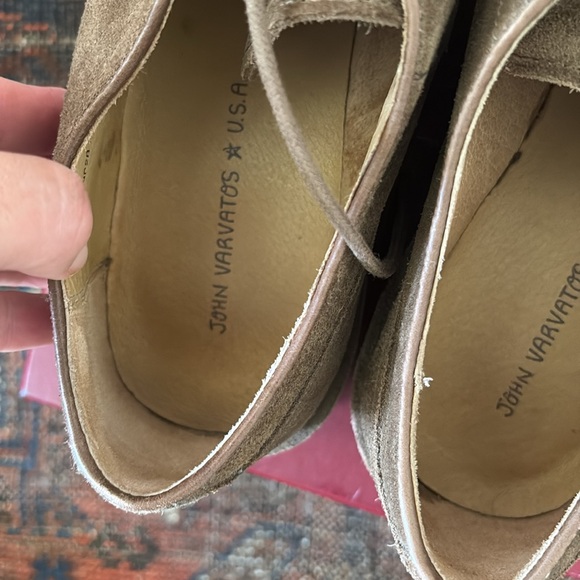 John Varvatos suede Oxford shoes